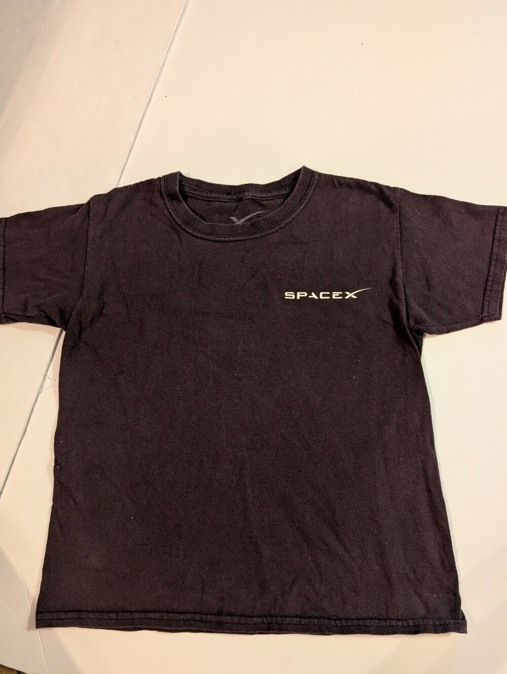 SpaceX Kids Black Small T-shirt